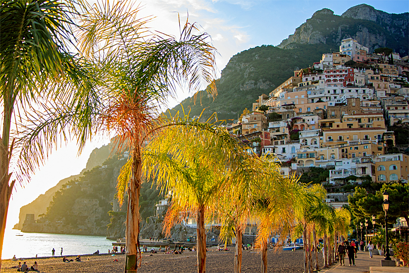 Strand von Positano