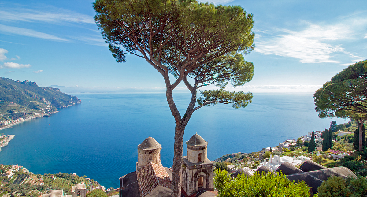 Ravello, Blick über die Amalfiküste