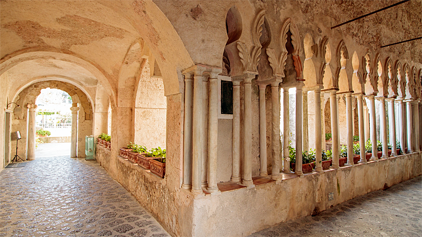 Kreuzgang in der Villa Rufolo