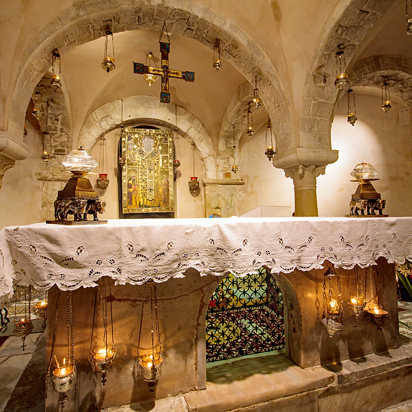 Reliquien in der Kirche des heiligen Nikolaus