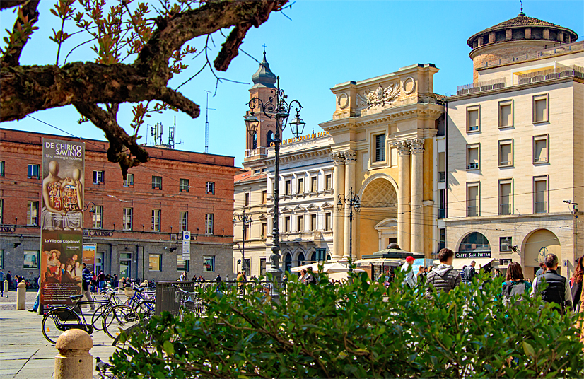 Piazza Garibaldi im Zentrum von Parma Piazza Garibaldi im Zentrum von Parma