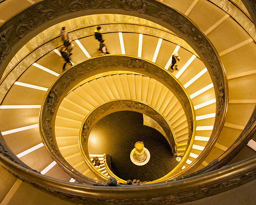 Wendeltreppe in den Vatikanischen Museen