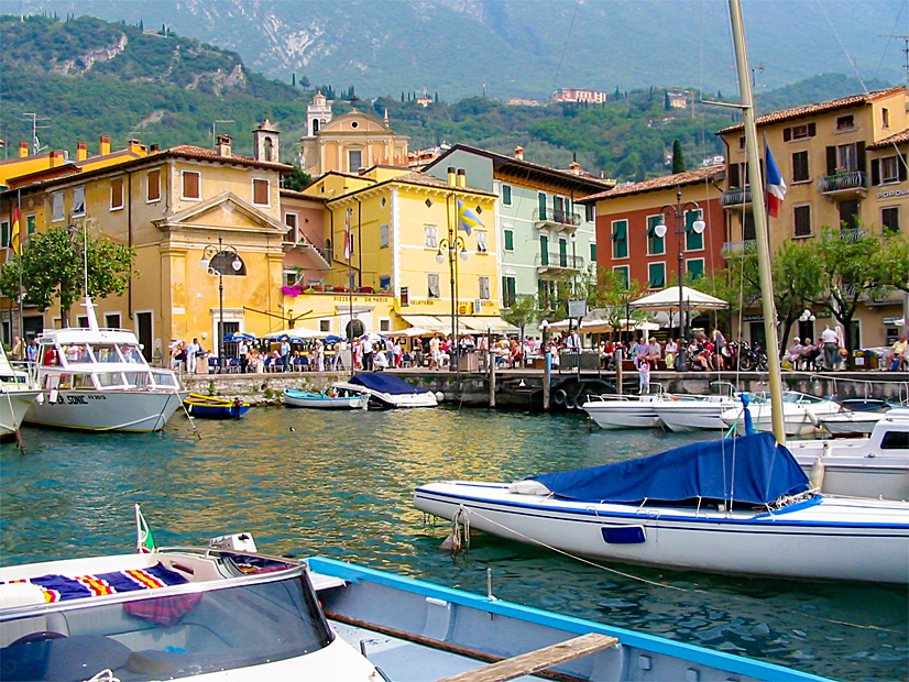 Hafen von Malcesine Porto di Malcesine