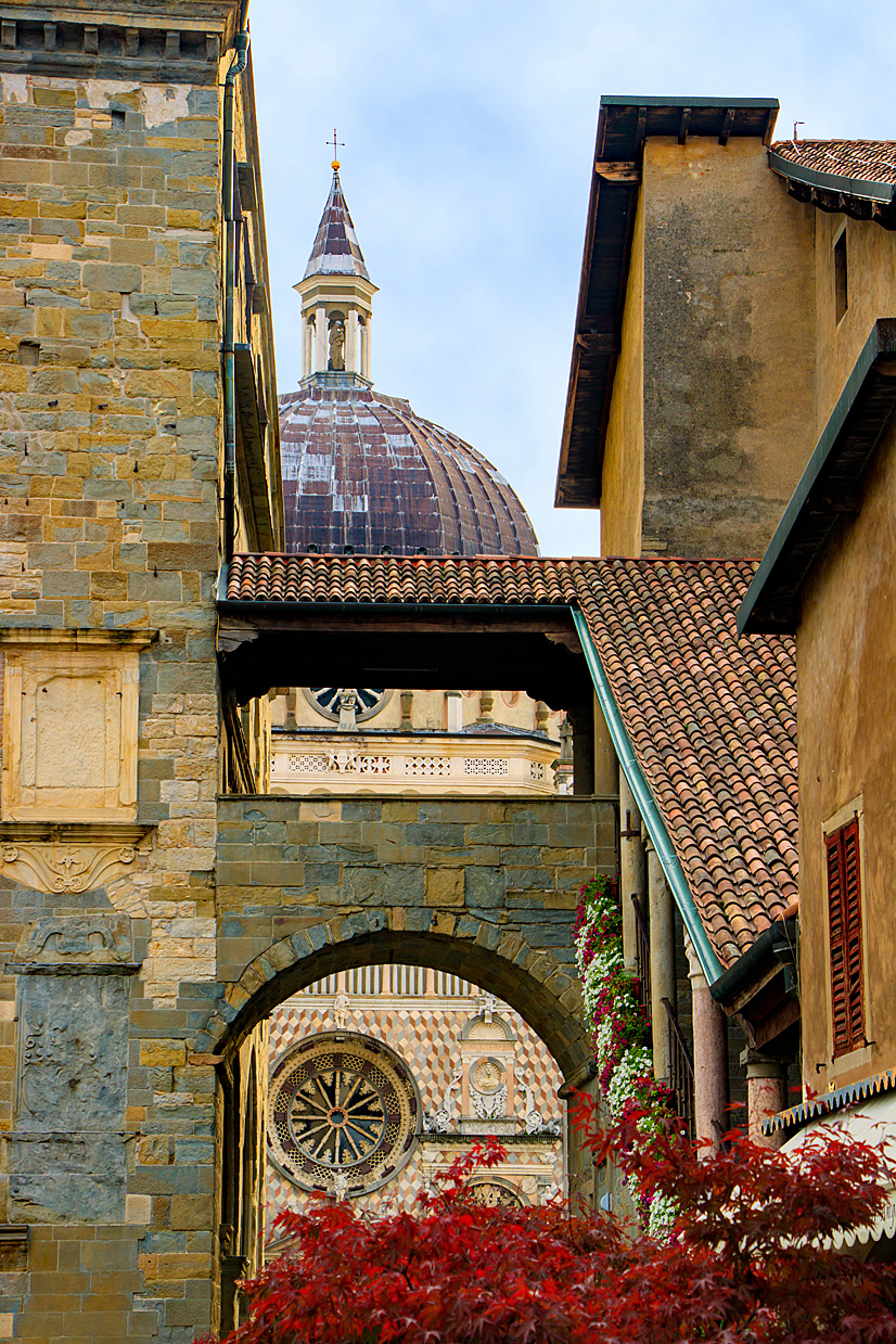 Kapelle Colleoni, eine der Hauptattraktionen in Bergamo