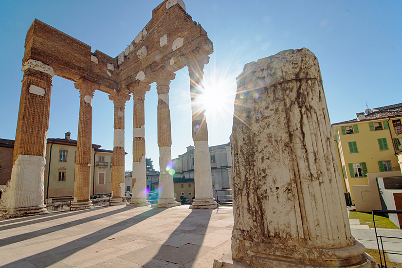 Kapitolinischer Tempel Brescia Kapitolinischer Tempel aus der römischen Zeit