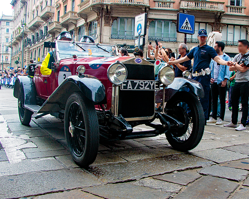 1000 Miglia, Station in Mailand im Jahr 2018 1000 Miglia, Station in Mailand im Jahr 2018