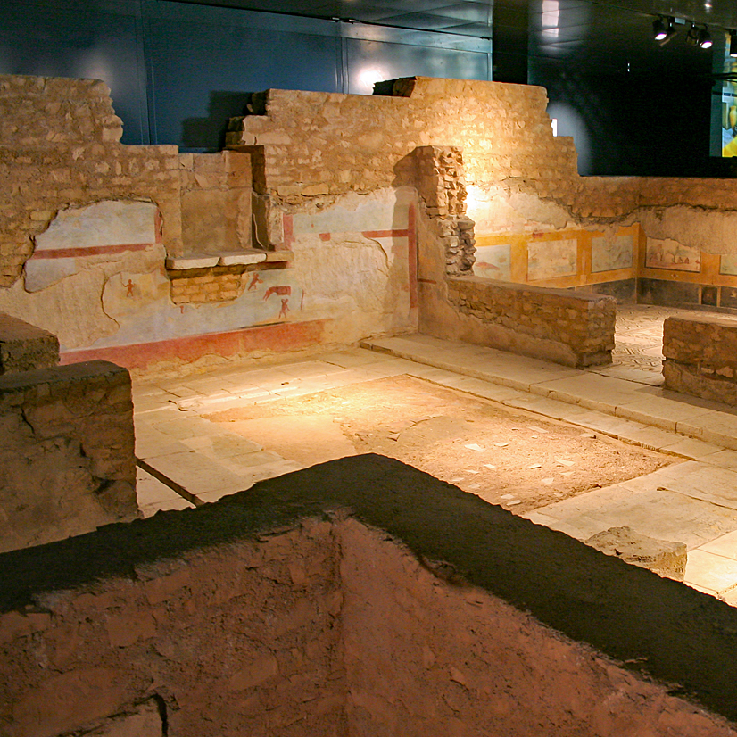 Römisches Domus im Museum Santa Giulia Römisches Domus im Museum Santa Giulia