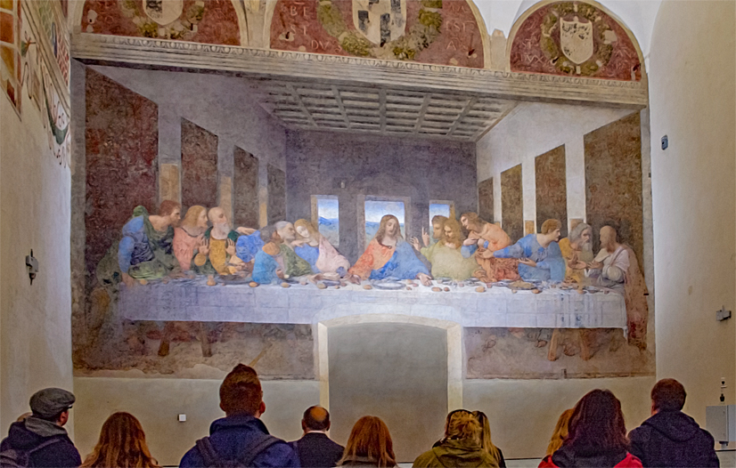 Das Letzte Abendmahl von Leonardo da Vinci Letztes Abendmahl