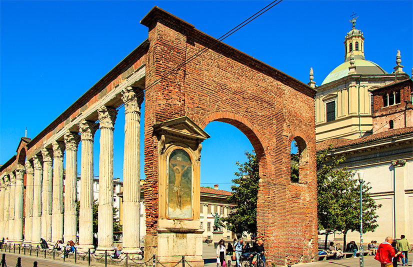 Porta Ticinese, Colonnne di San Lorenzo