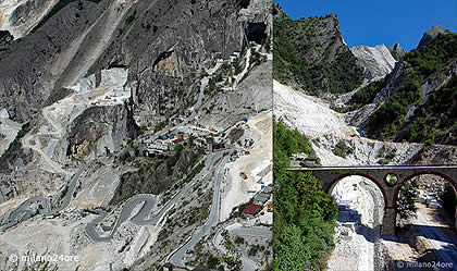 Carrara und der edle weiße Marmor