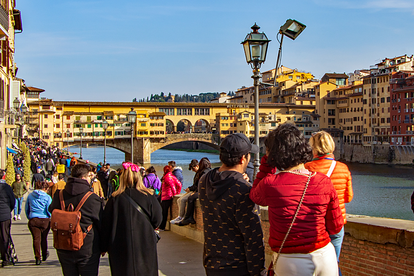 Ponte Vecchio, die wunderschöne Brücke in Florenz Ponte Vecchio über den Arno
