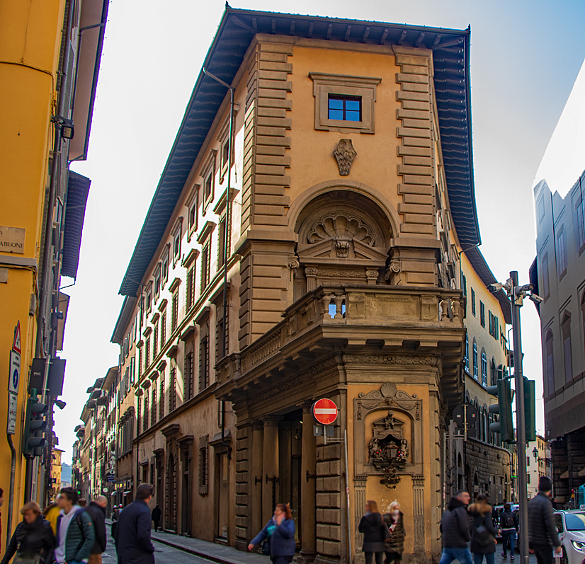 Piazza Santa Trinita mit dem Palazzo Dudley Piazza Santa Trinita mit dem Palazzo Dudley