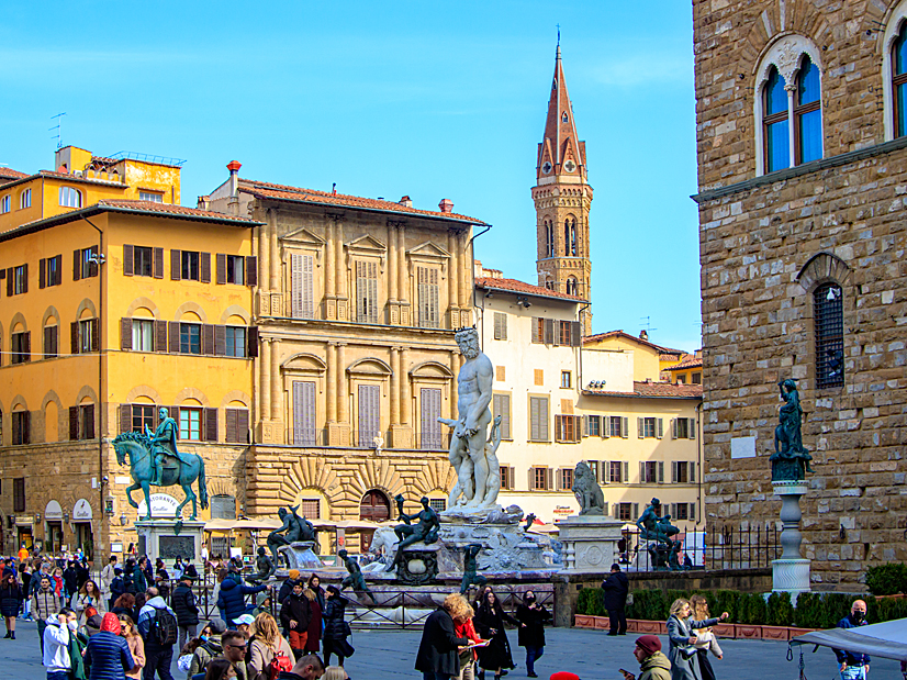 Piazza della Signoria Piazza della Signoria im Herzen von Florenz