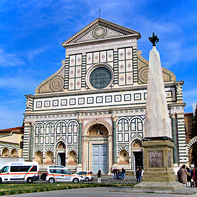 Santa Maria Novella mit Obelisk Santa Maria Novella mit Obelisk