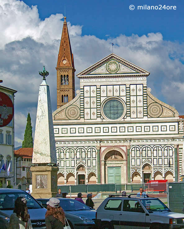 Die Kirche Santa Maria Novella gab dem Bahnhof Florenz ihren Namen