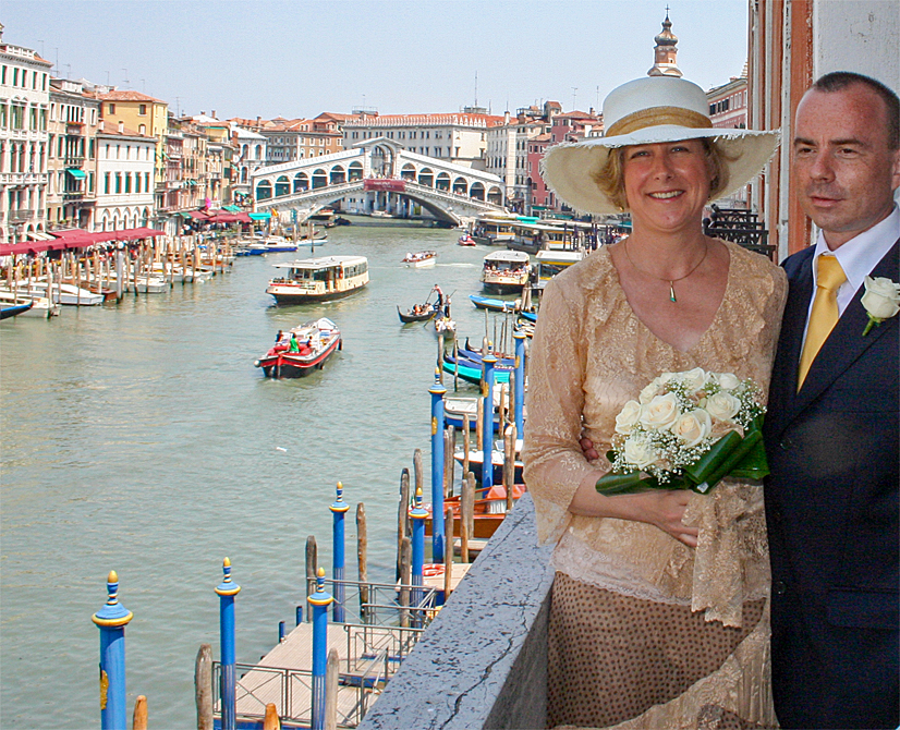 Hochzeit im Standesamt Venedig am Canal Grande